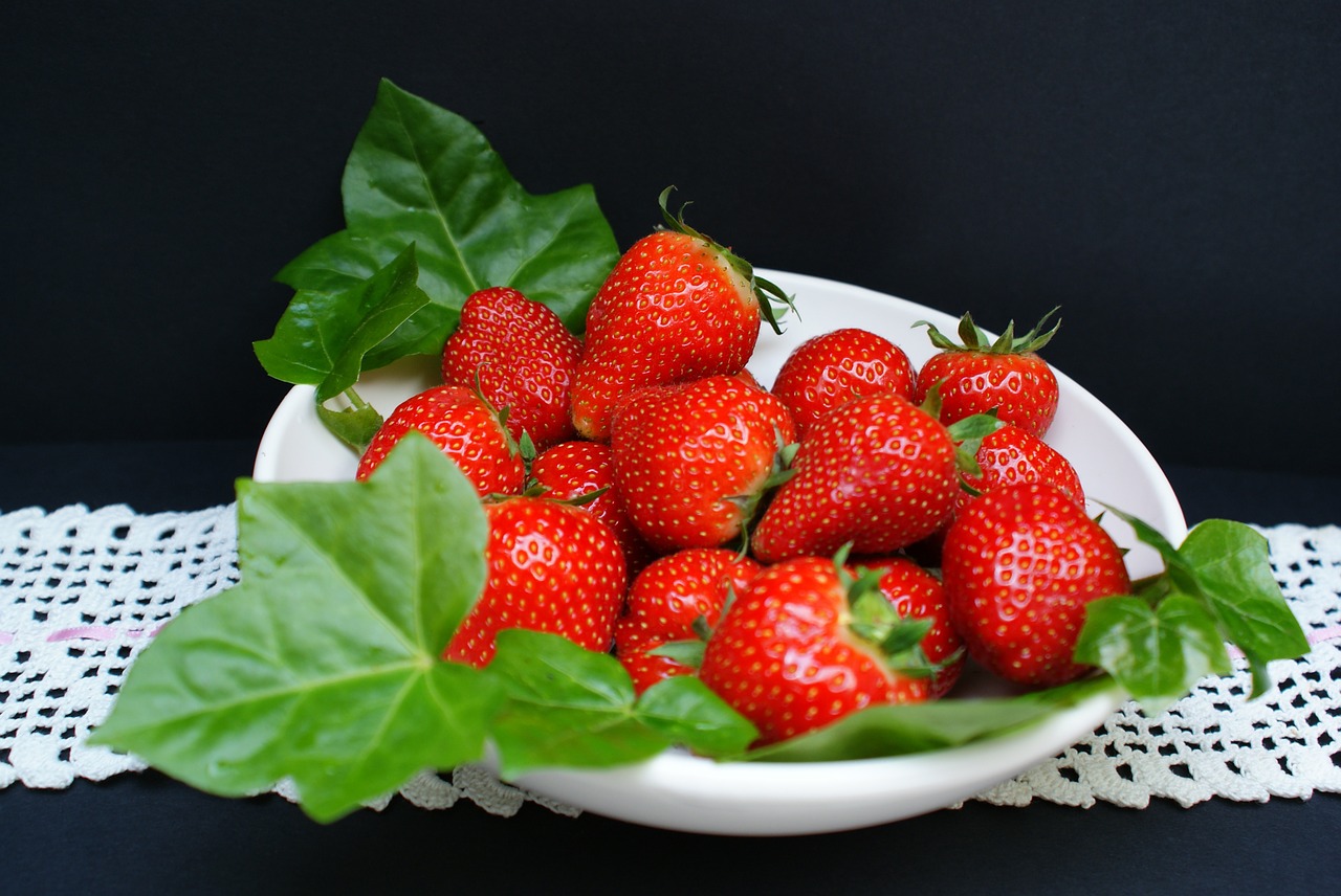 strawberries sweet jam free photo