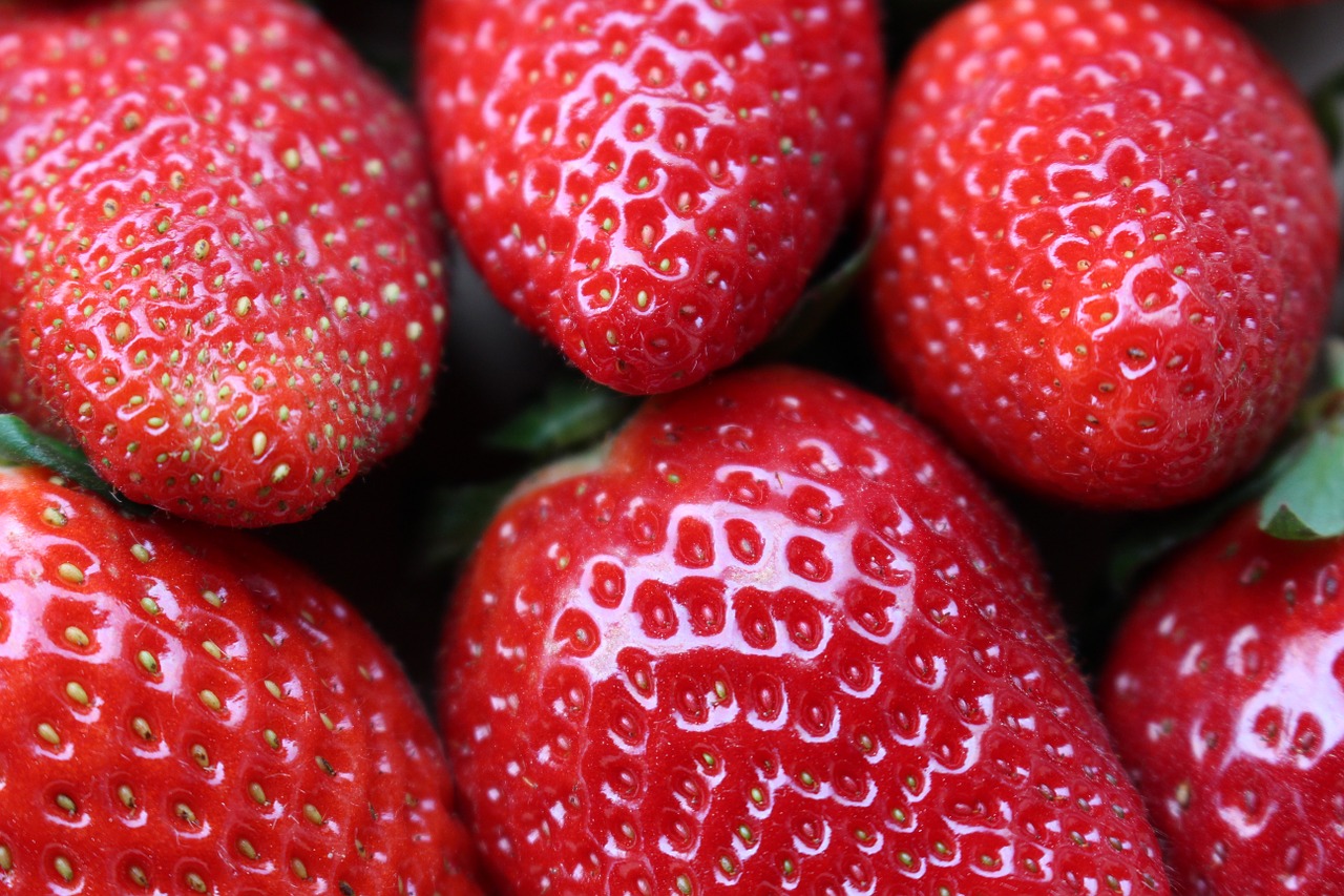 strawberries fruit red free photo