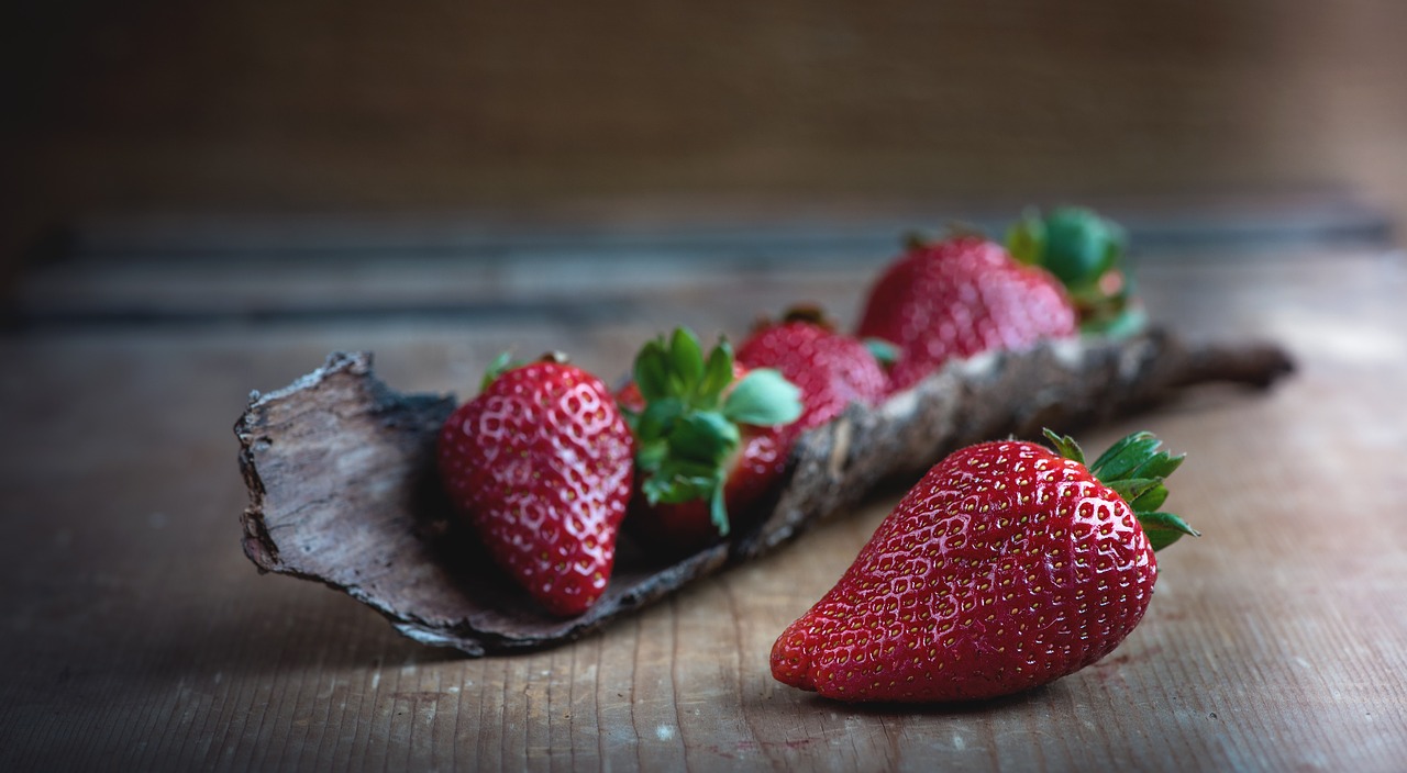 strawberries red ripe free photo