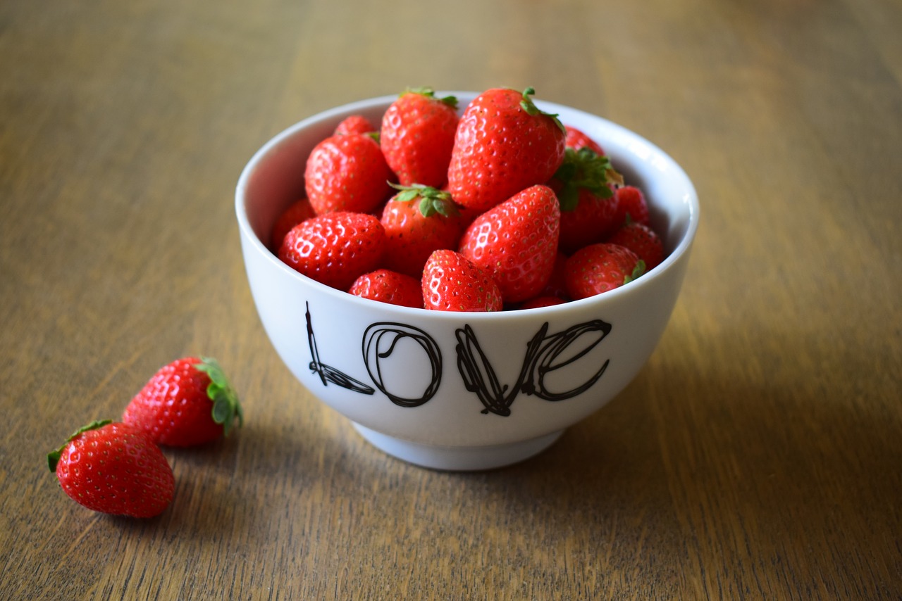 strawberries love my love free photo