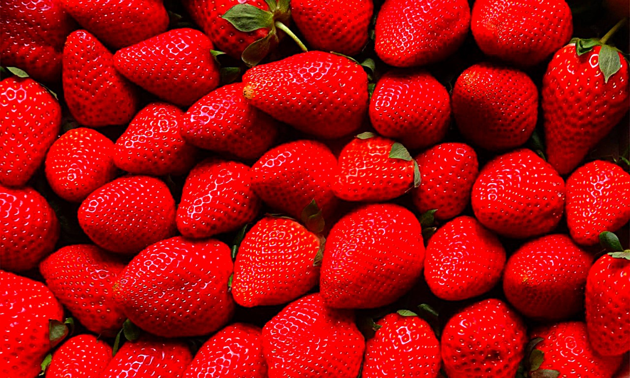 strawberries red plum jam free photo