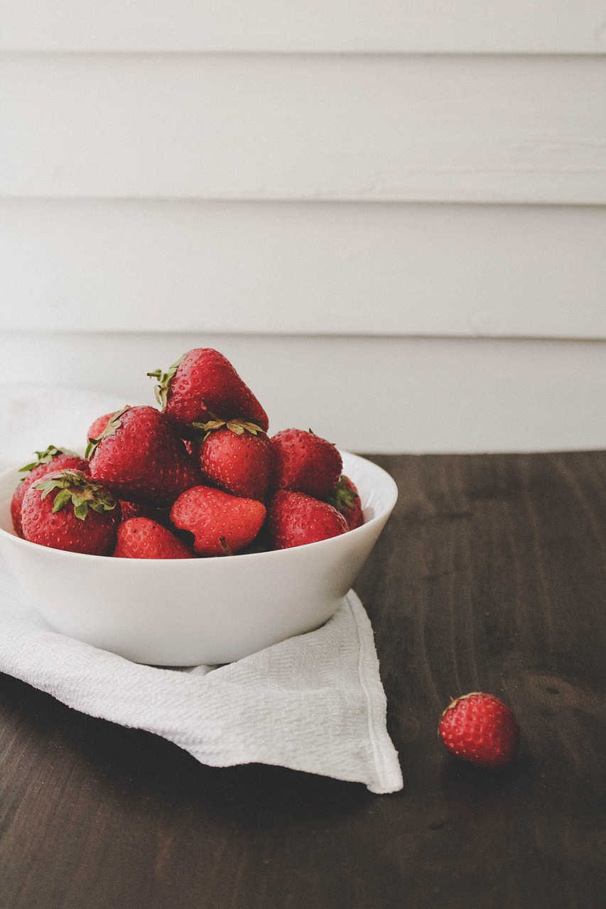 strawberries  berries  fruit free photo