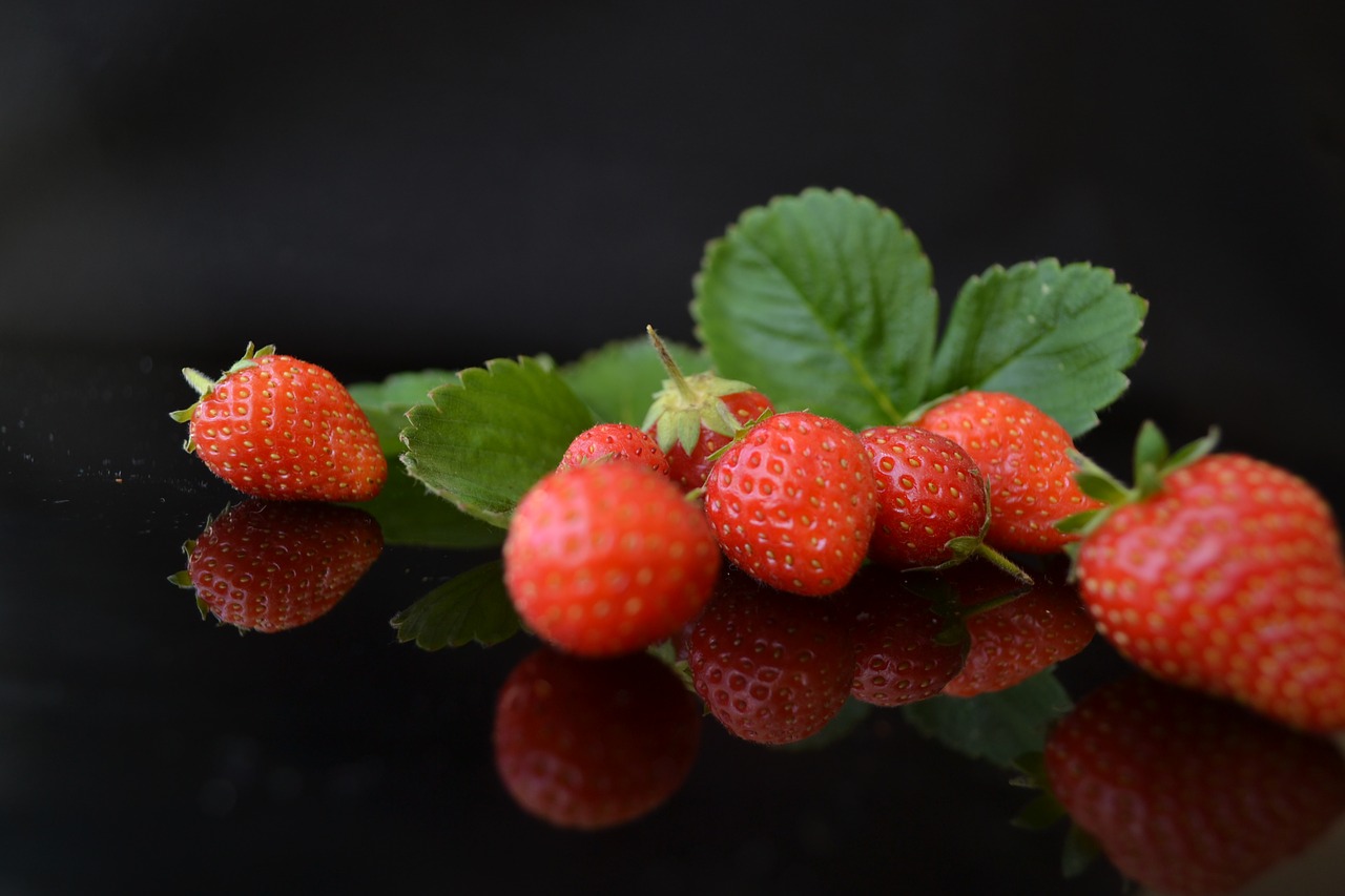 strawberries  fruit  meal free photo