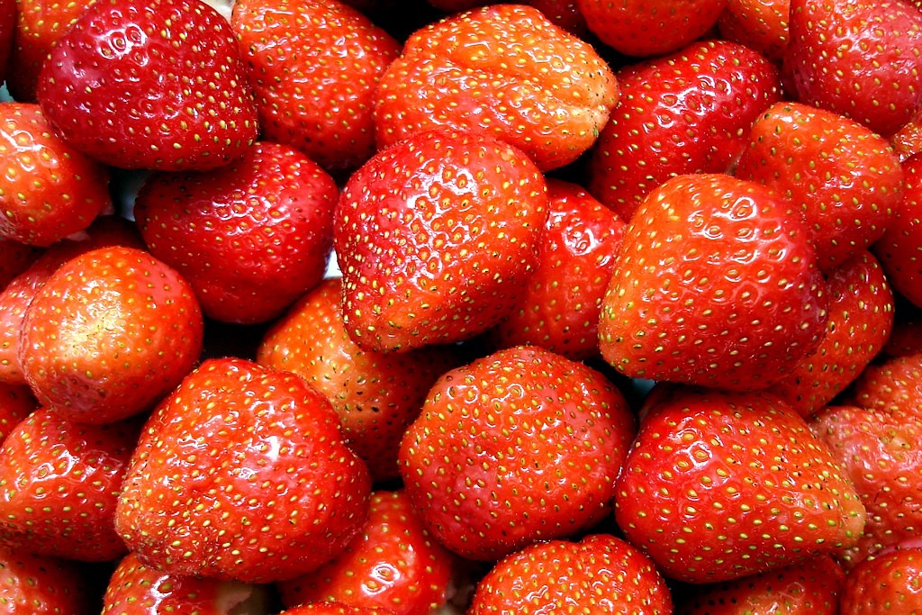 strawberries fruit sweet free photo