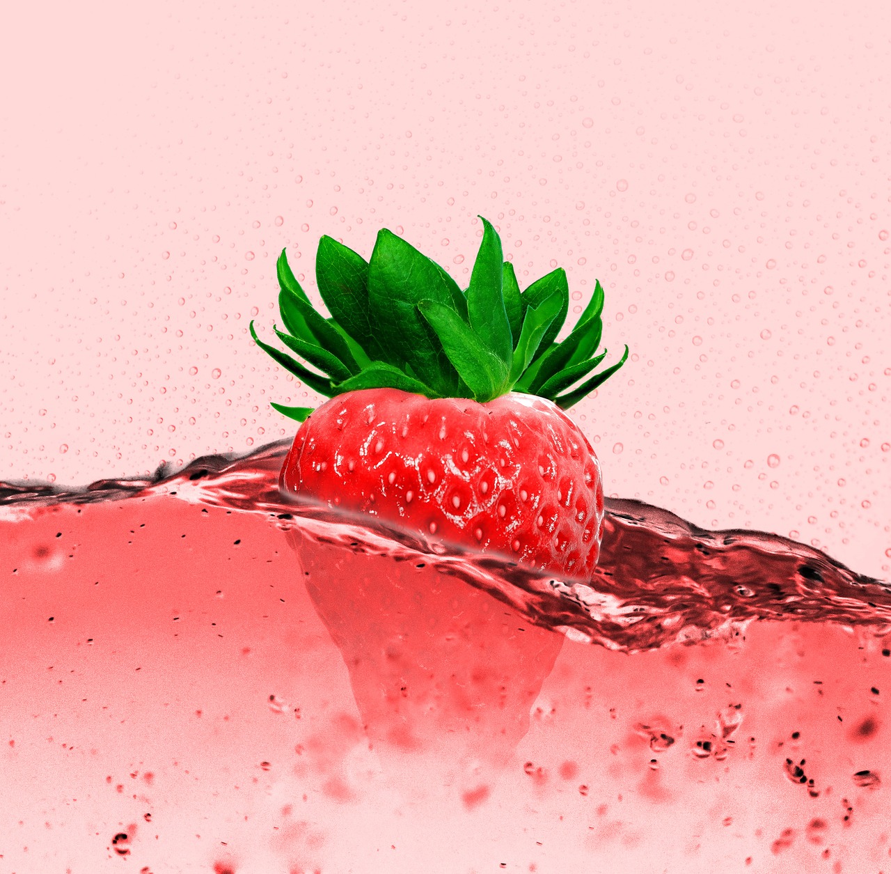 strawberry strawberry juice fruity free photo