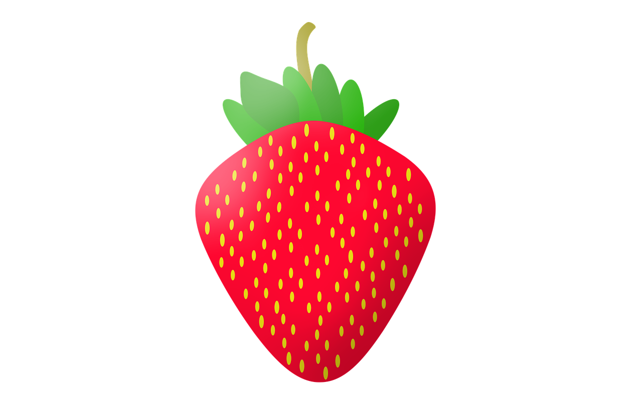 strawberry fruit vector free photo