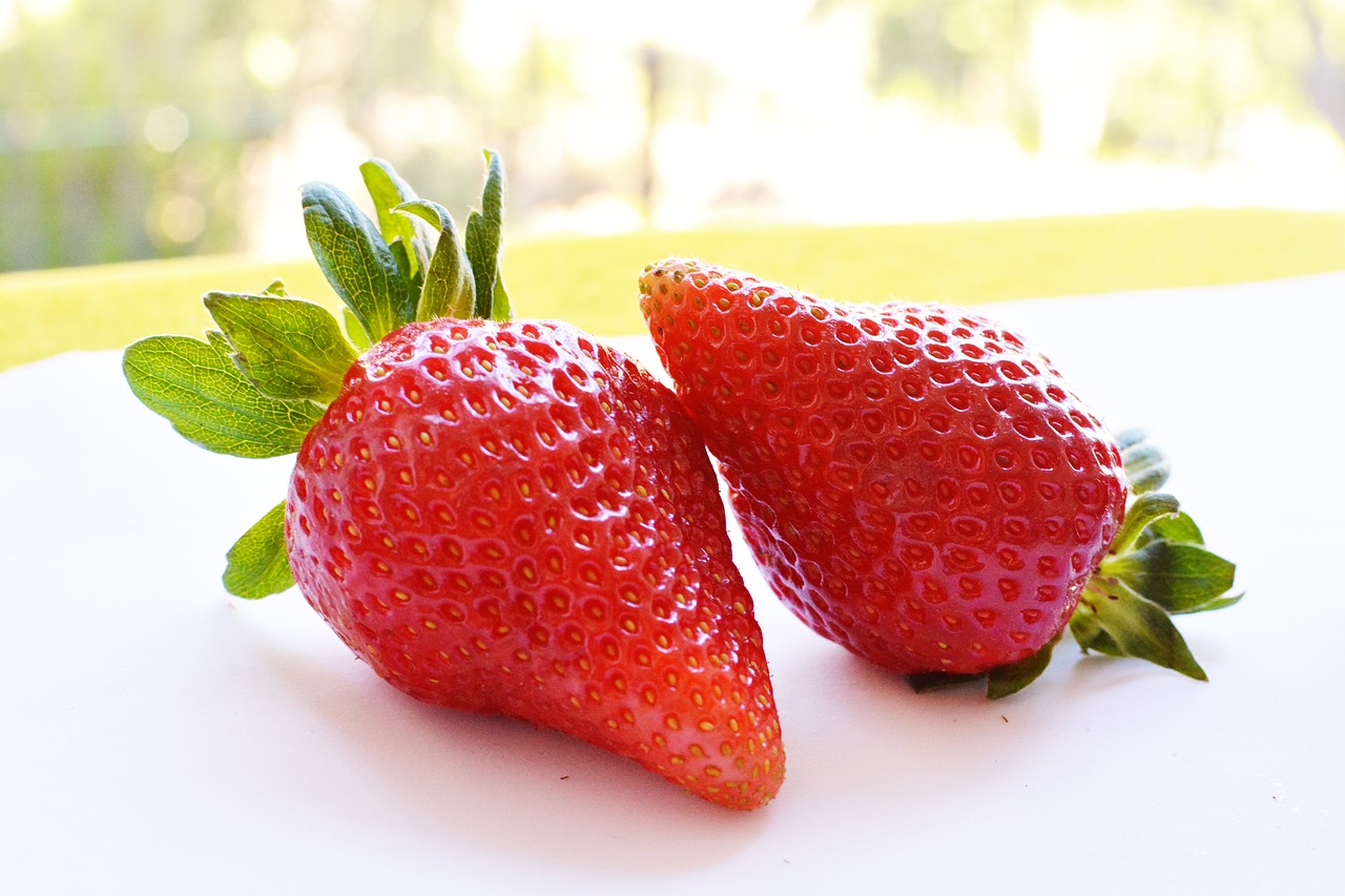 strawberry red fruit free photo