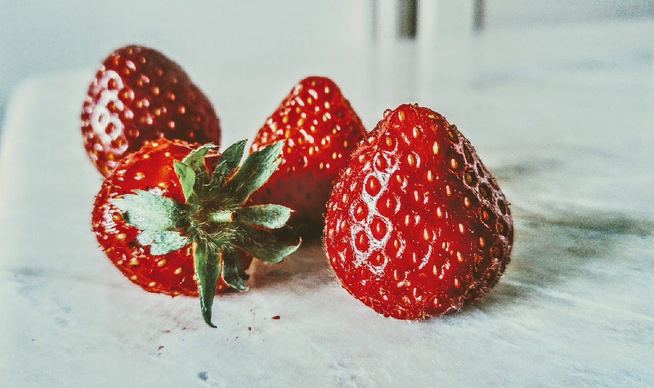 strawberry art tasty free photo