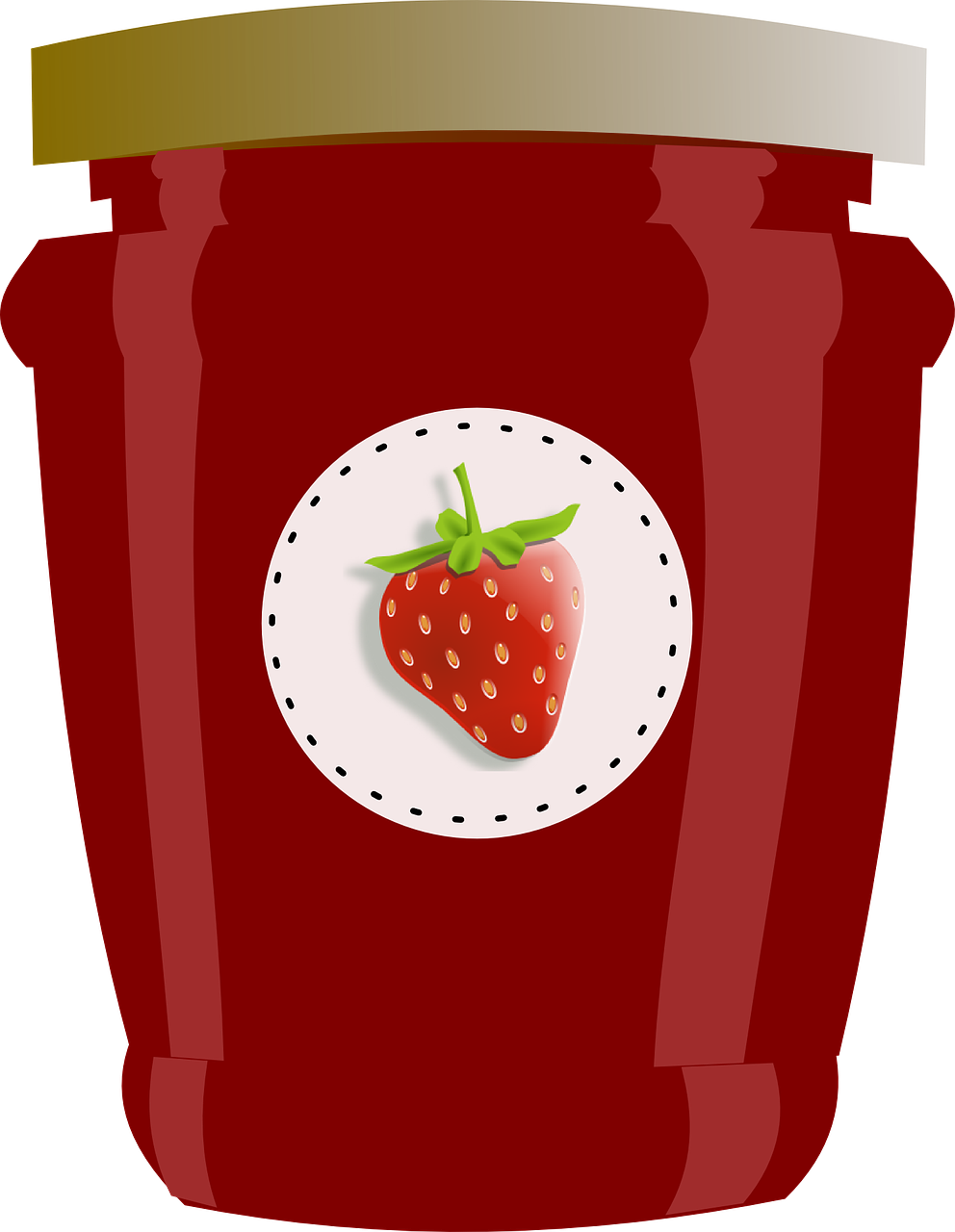 strawberry jar jam free photo