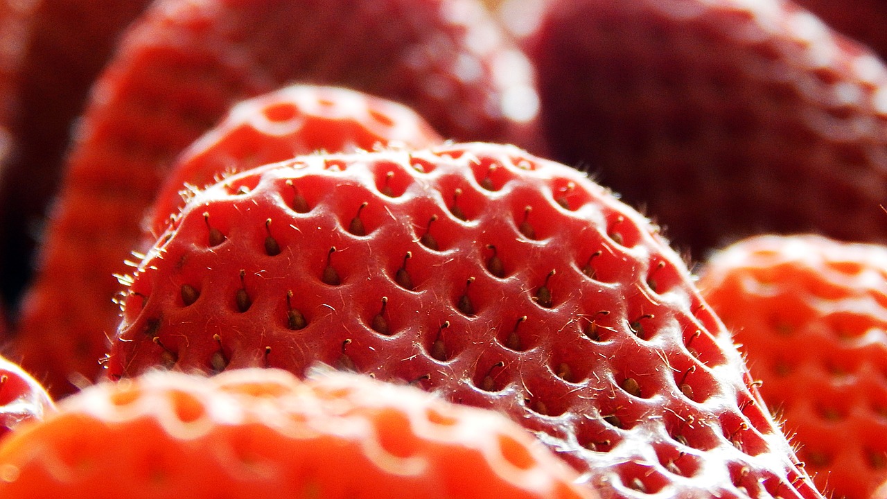 strawberry  fruit  dessert free photo