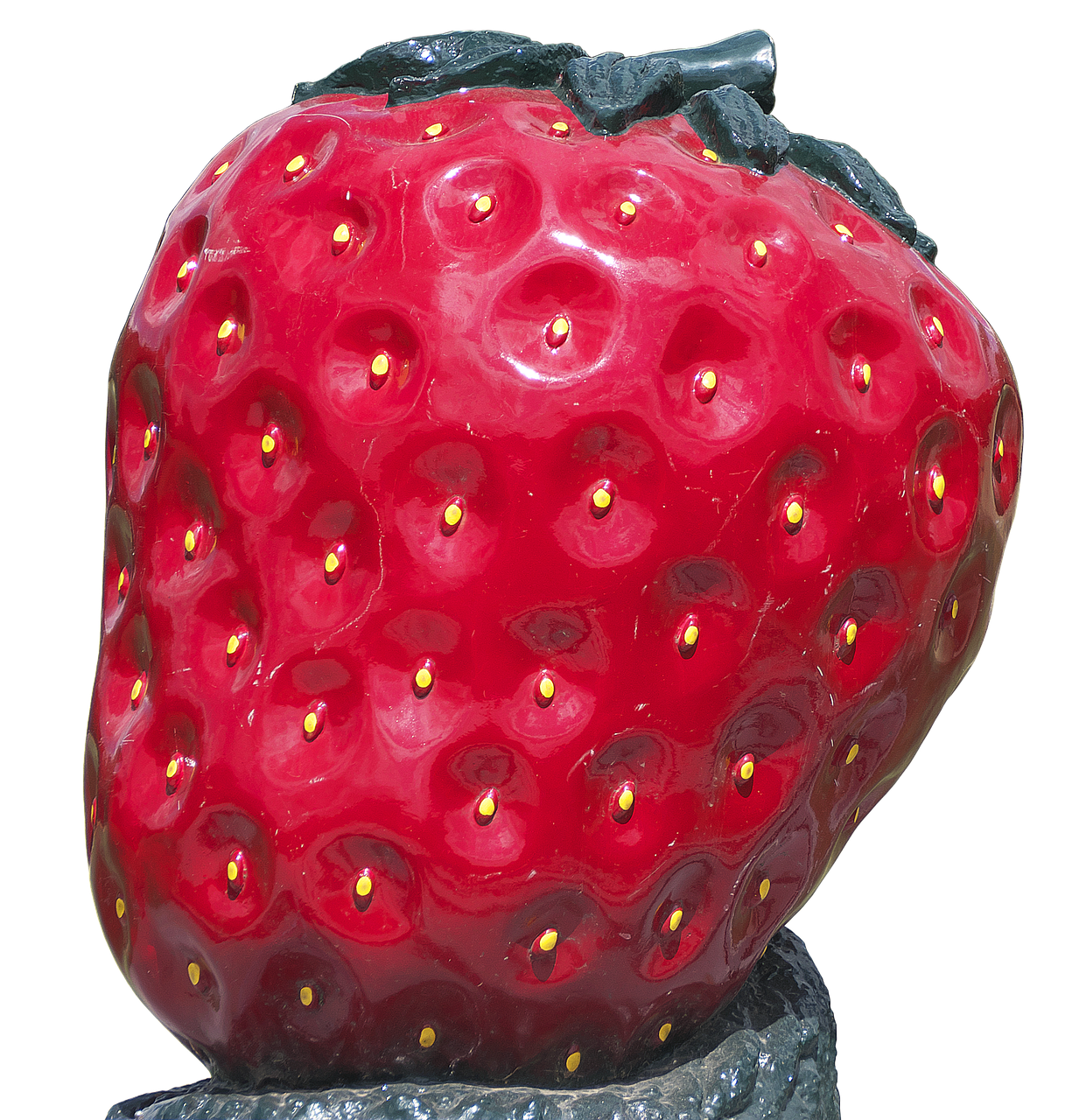 strawberry  fruit  sculpture free photo