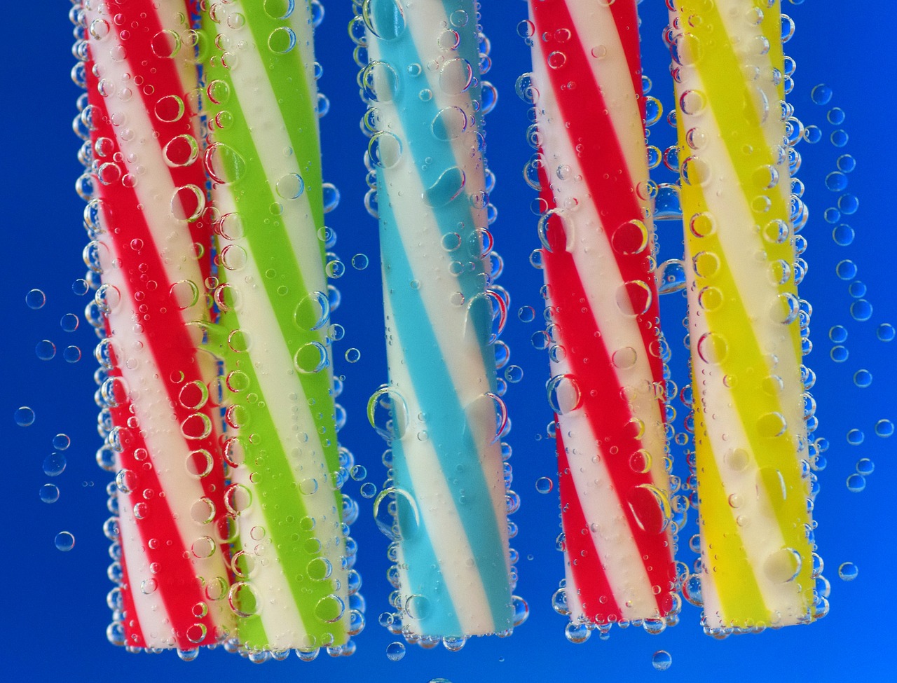 straws drink colorful free photo