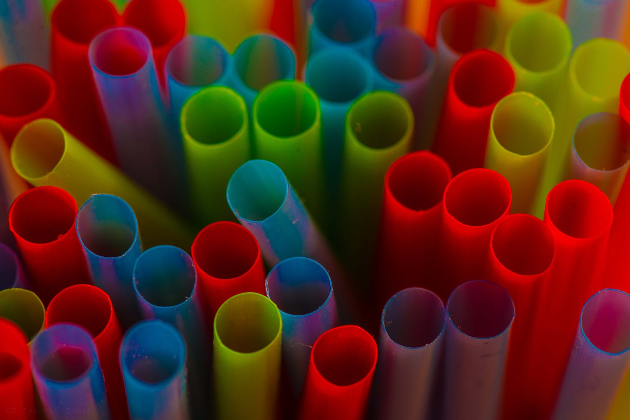 straws separately colors free photo