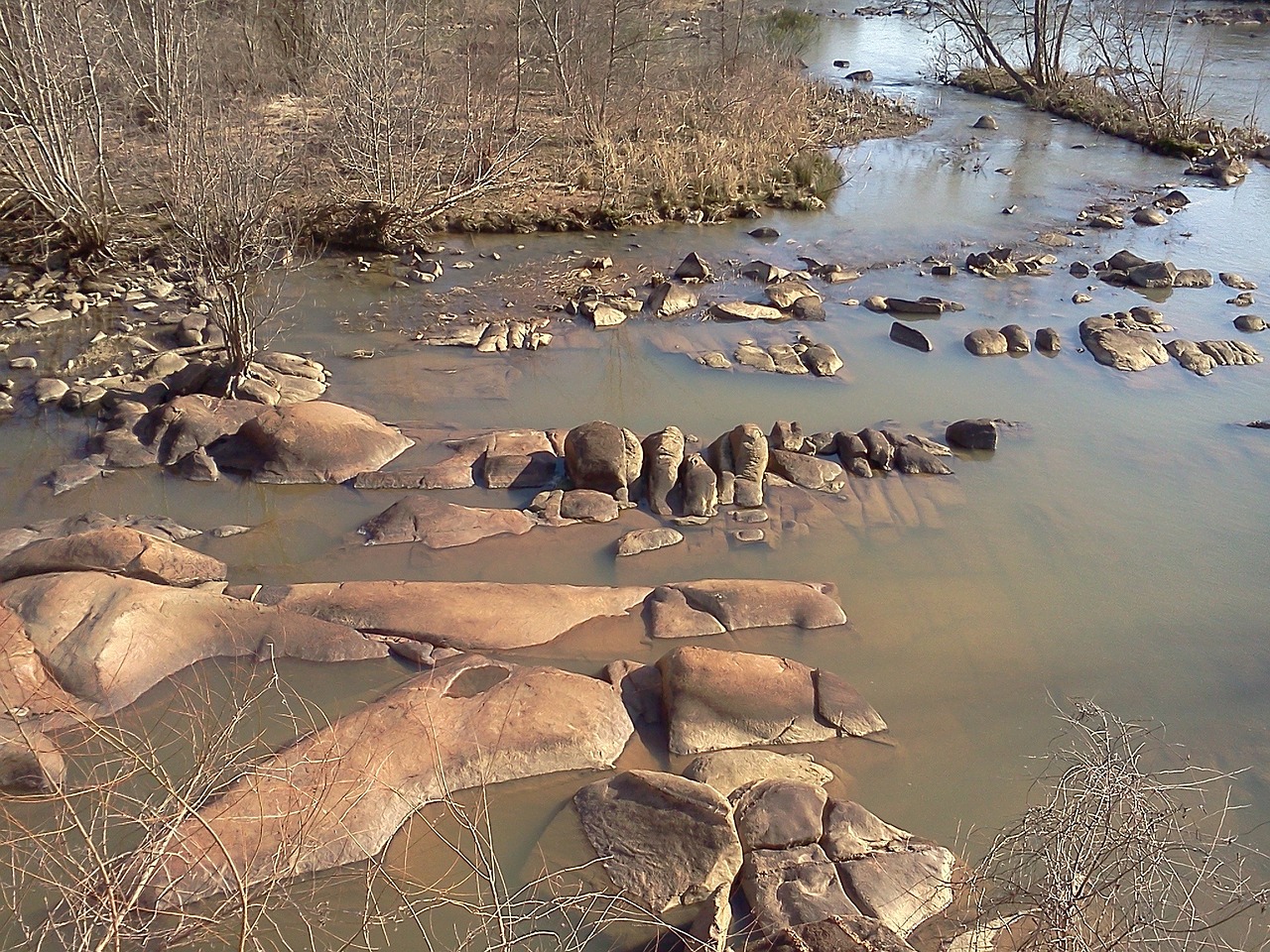 stream water rocks free photo