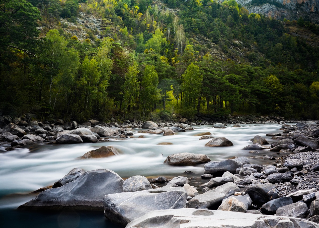 stream water rocks free photo