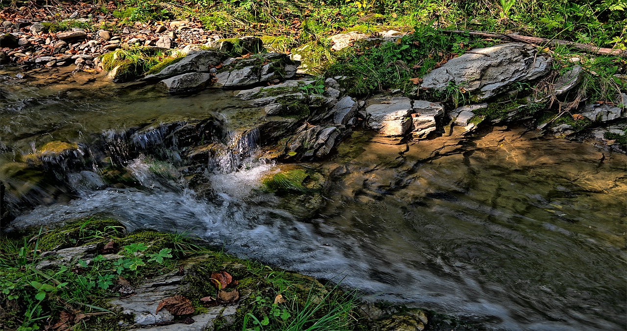 stream  water  mountains free photo