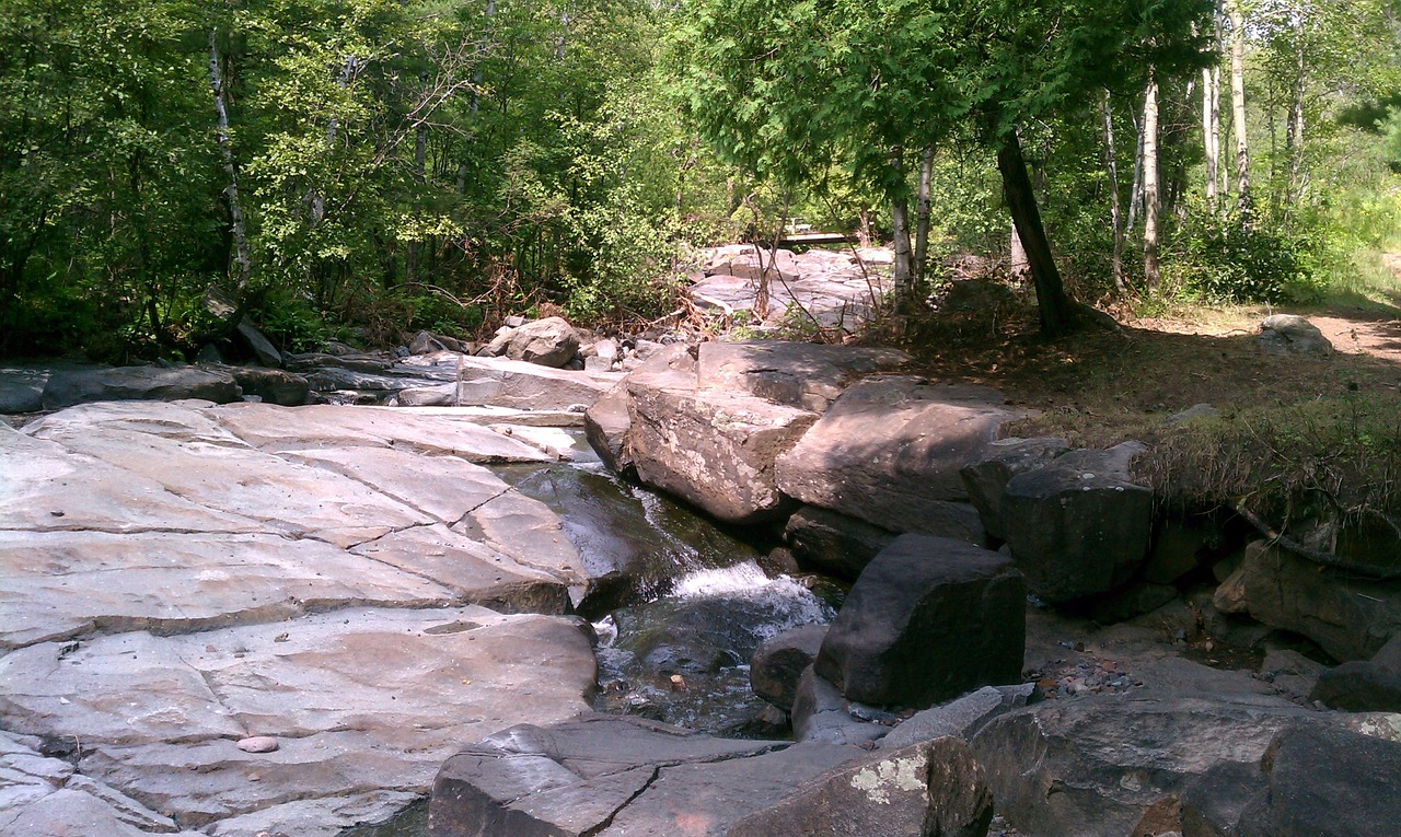 stream rock water free photo