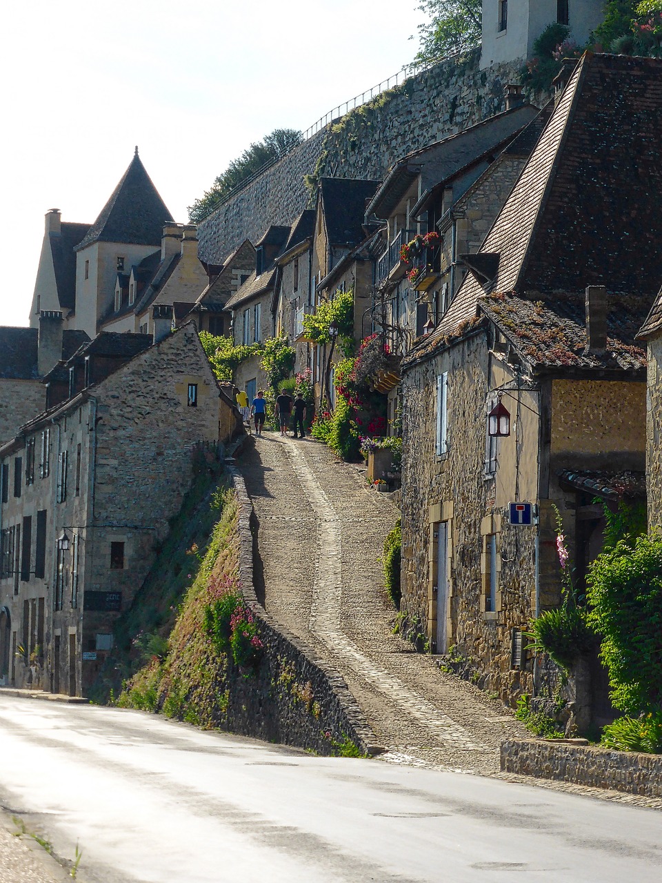 street slope pavement free photo