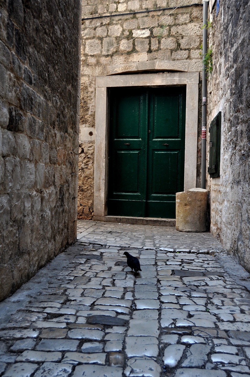 street trogir croatia free photo