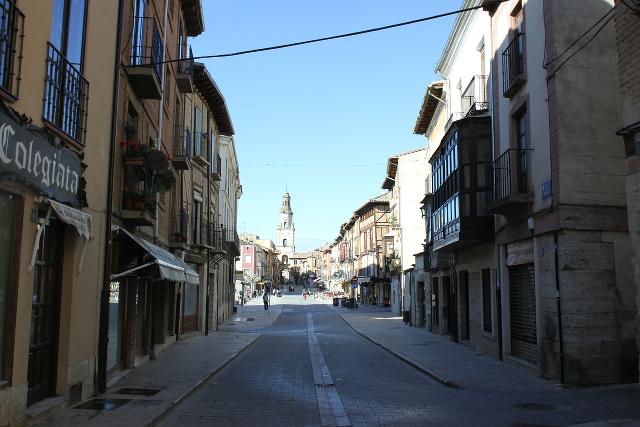 street houses people free photo