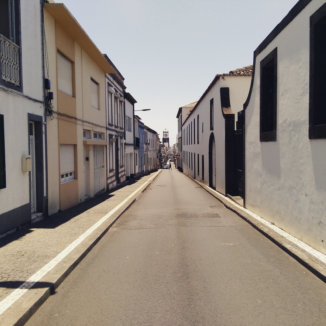 street ponta delgada azores free photo