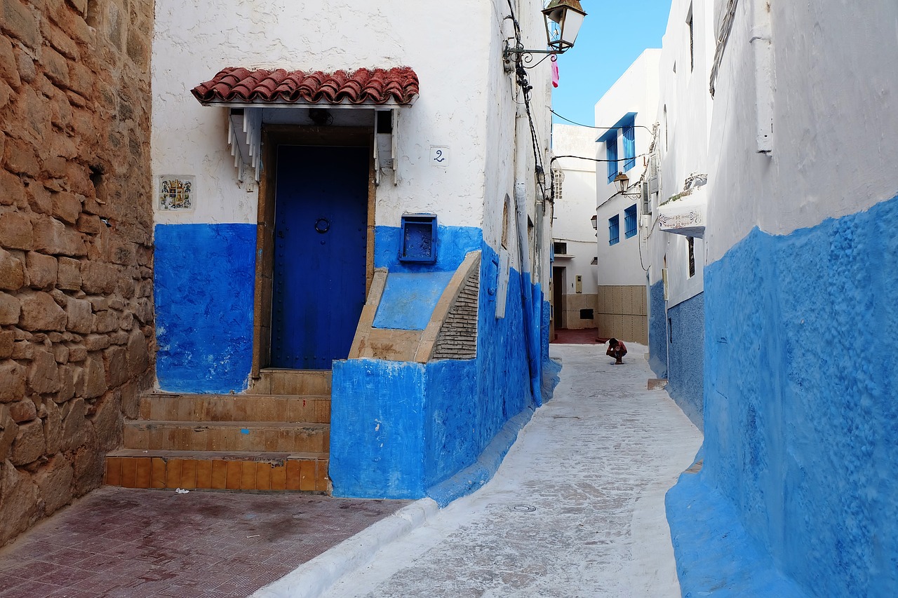 street colors morocco free photo