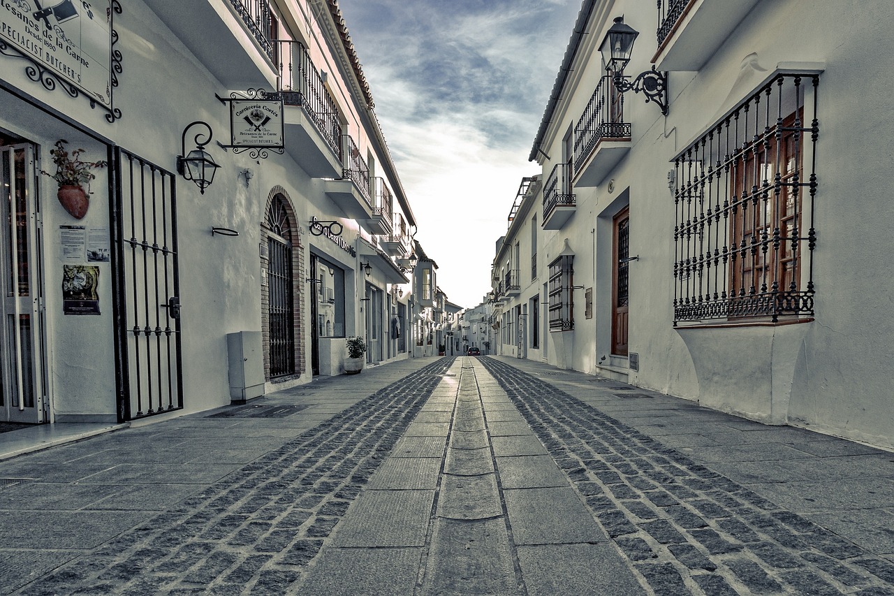 street panorama mijas free photo