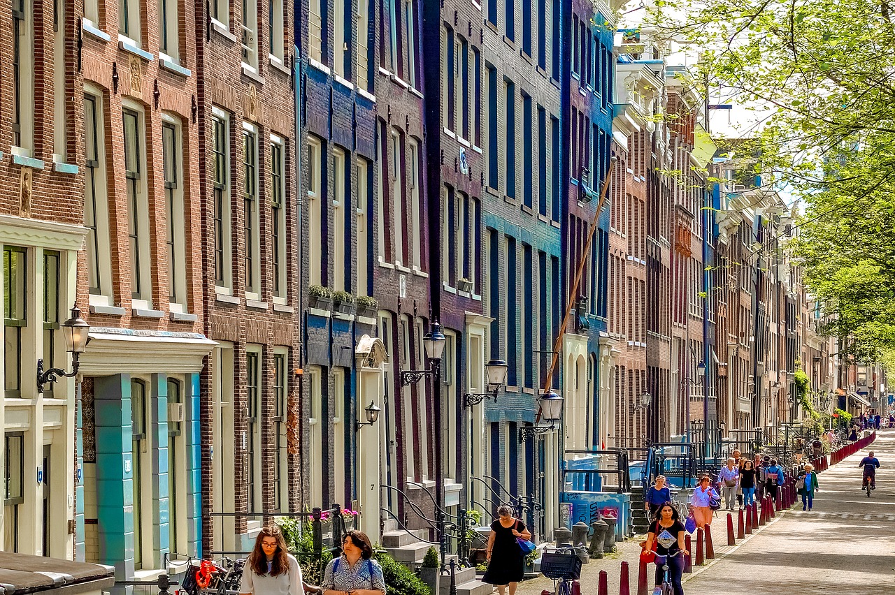 street amsterdam tourism free photo