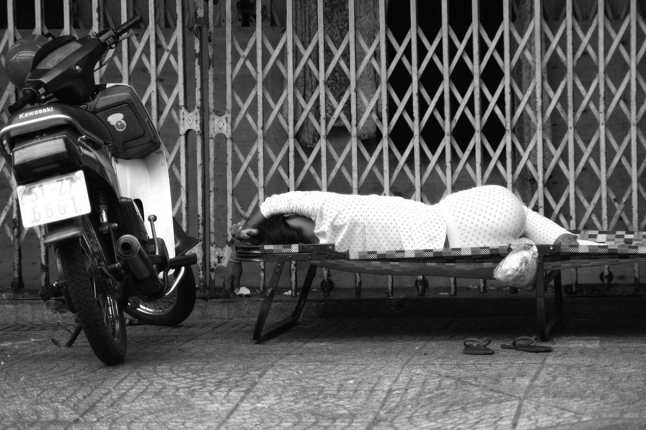 street vietnam sleepy free photo