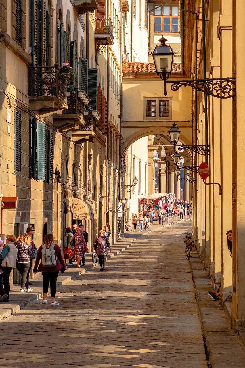 street arcades architecture free photo