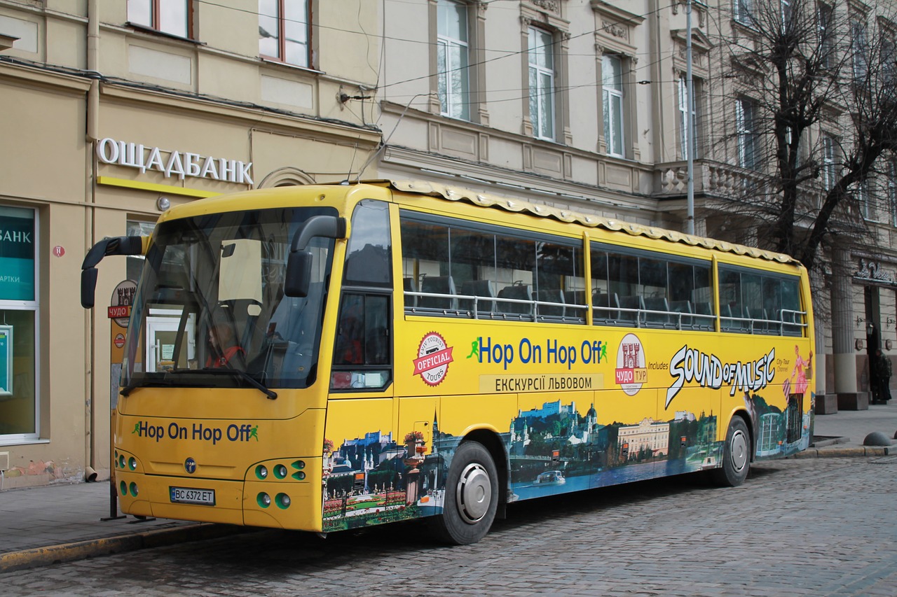 street bus megalopolis free photo
