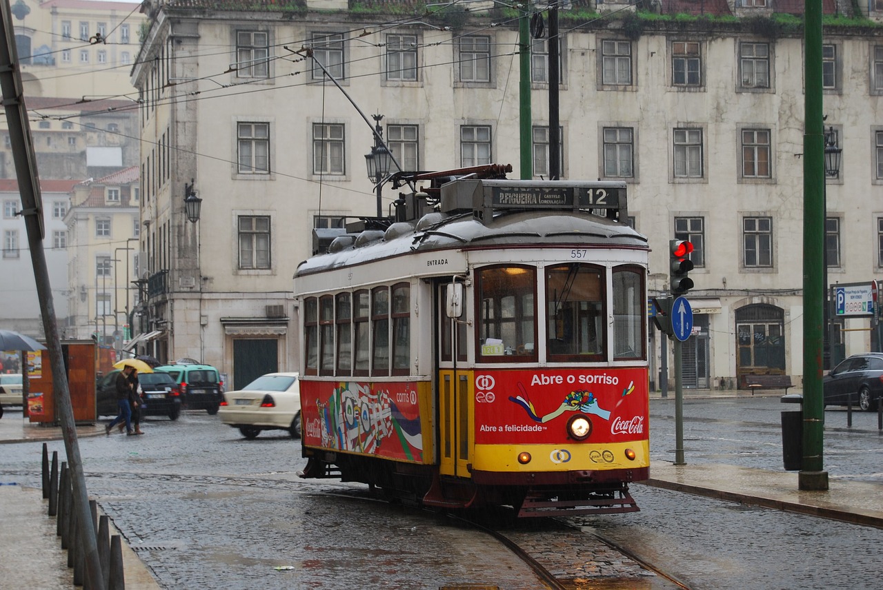 street tram travel free photo