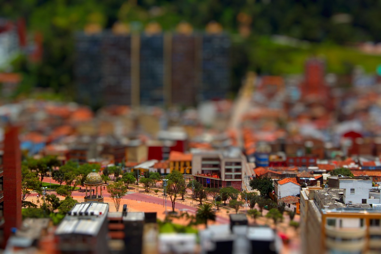 street  miniature  bogota free photo