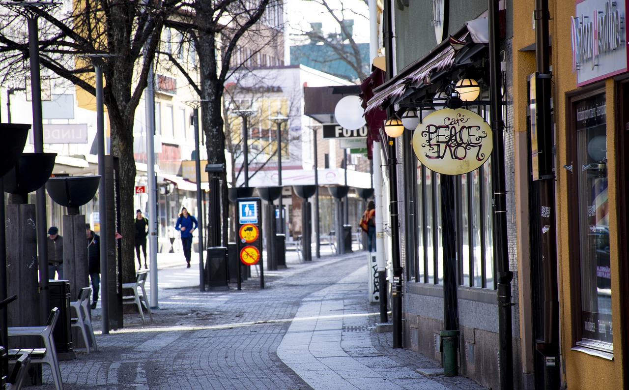 street  borlänge  city free photo