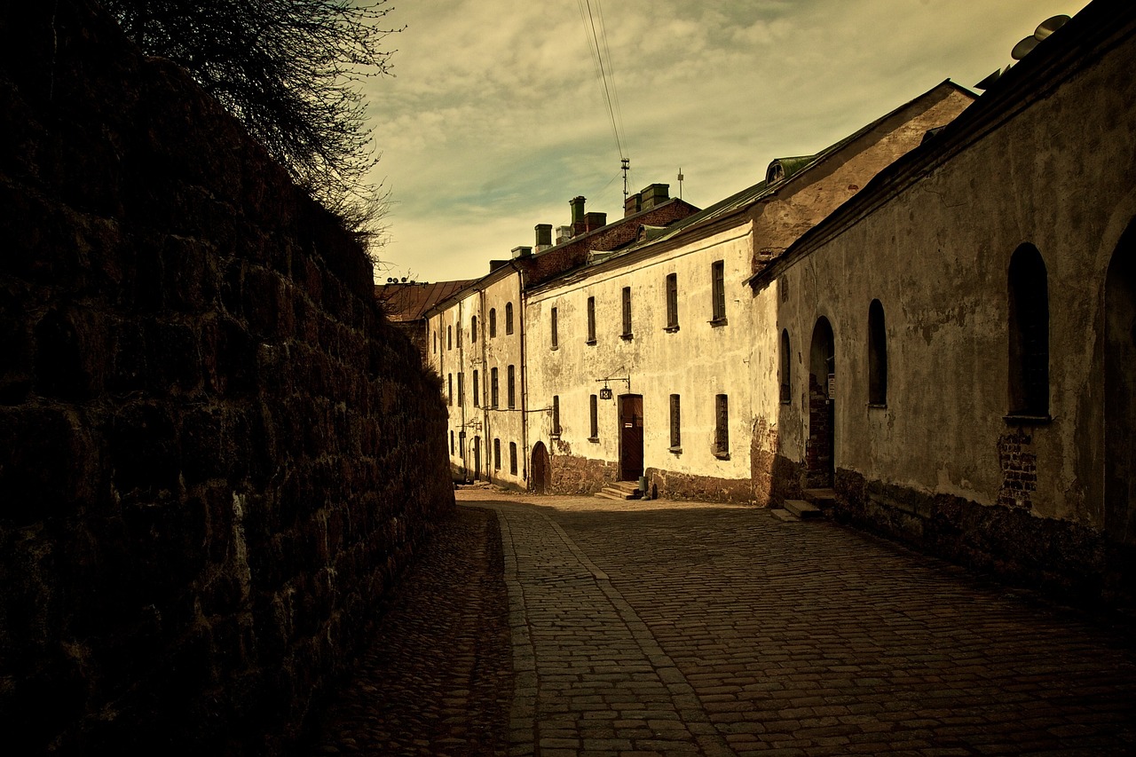 street road cobblestone free photo