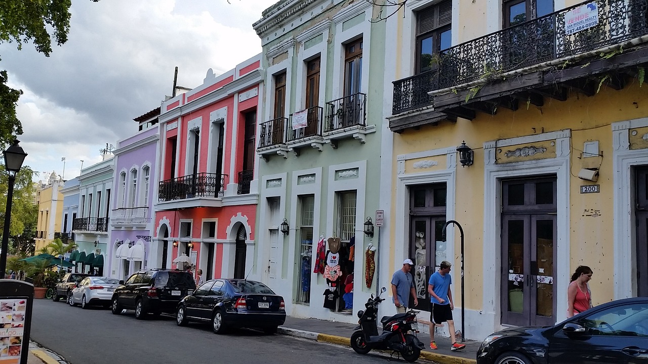 street puerto rico san juan free photo