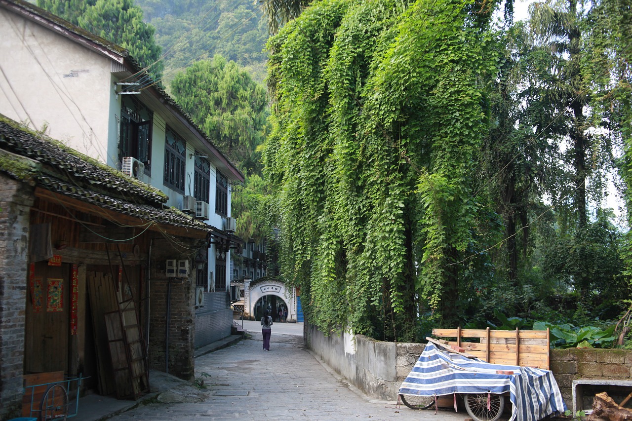 street xingping the ancient town free photo