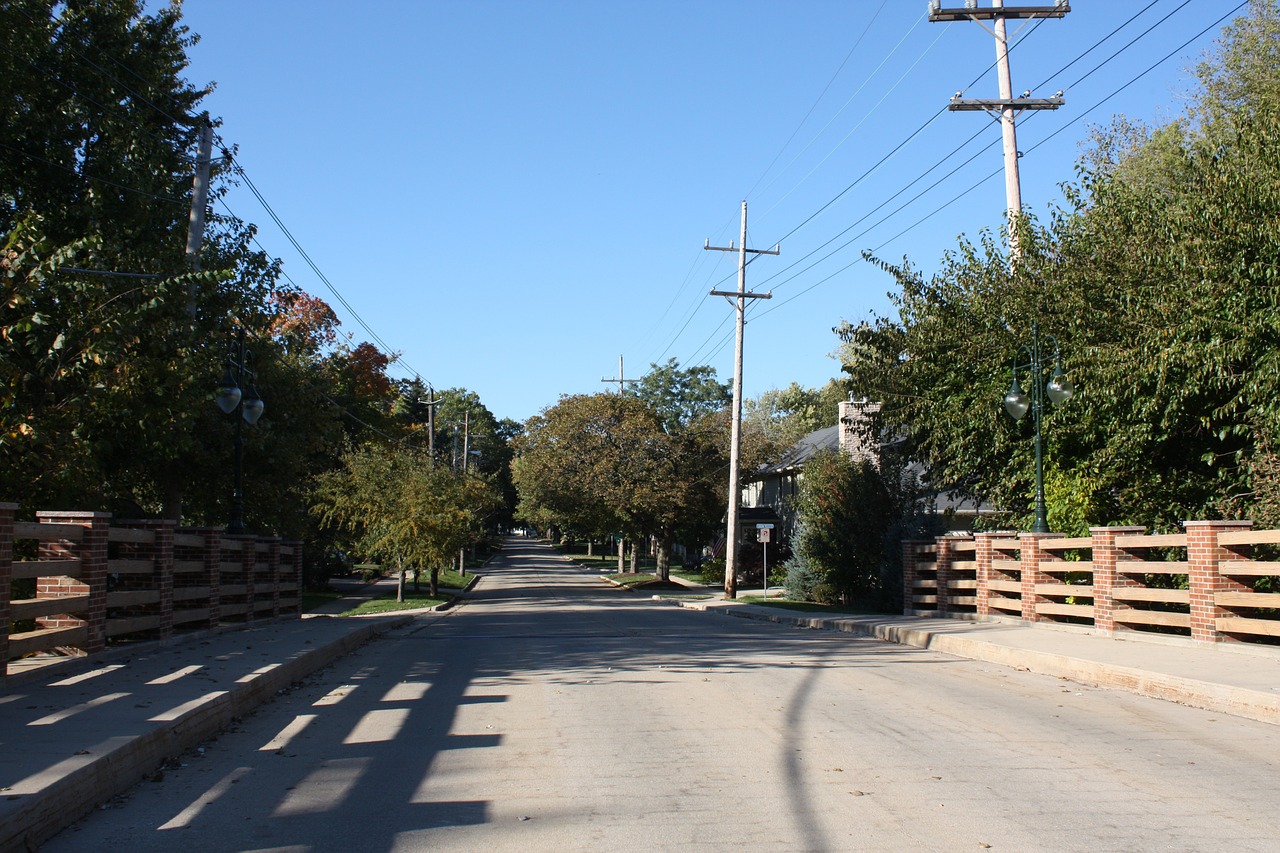 street bridge road free photo