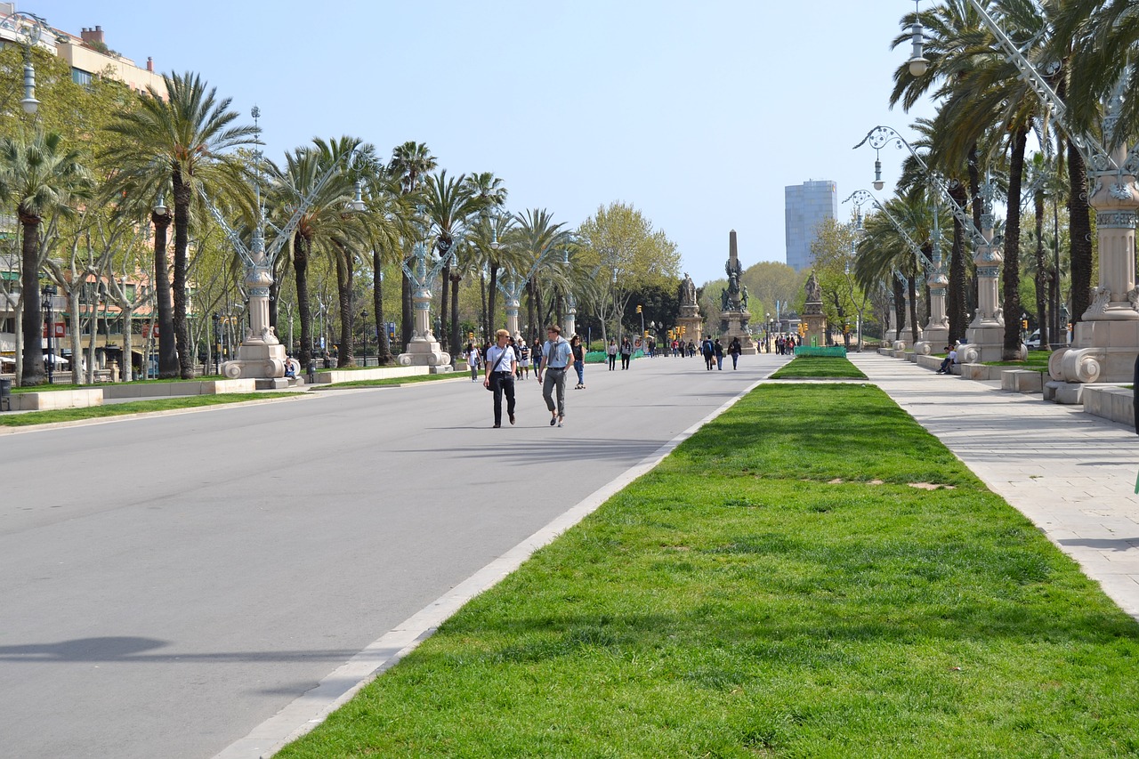 street barcelona tourism free photo