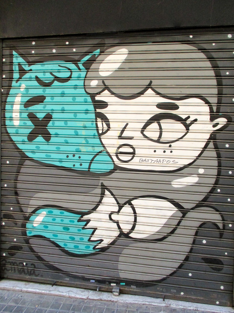 street art graffiti barcelona free photo
