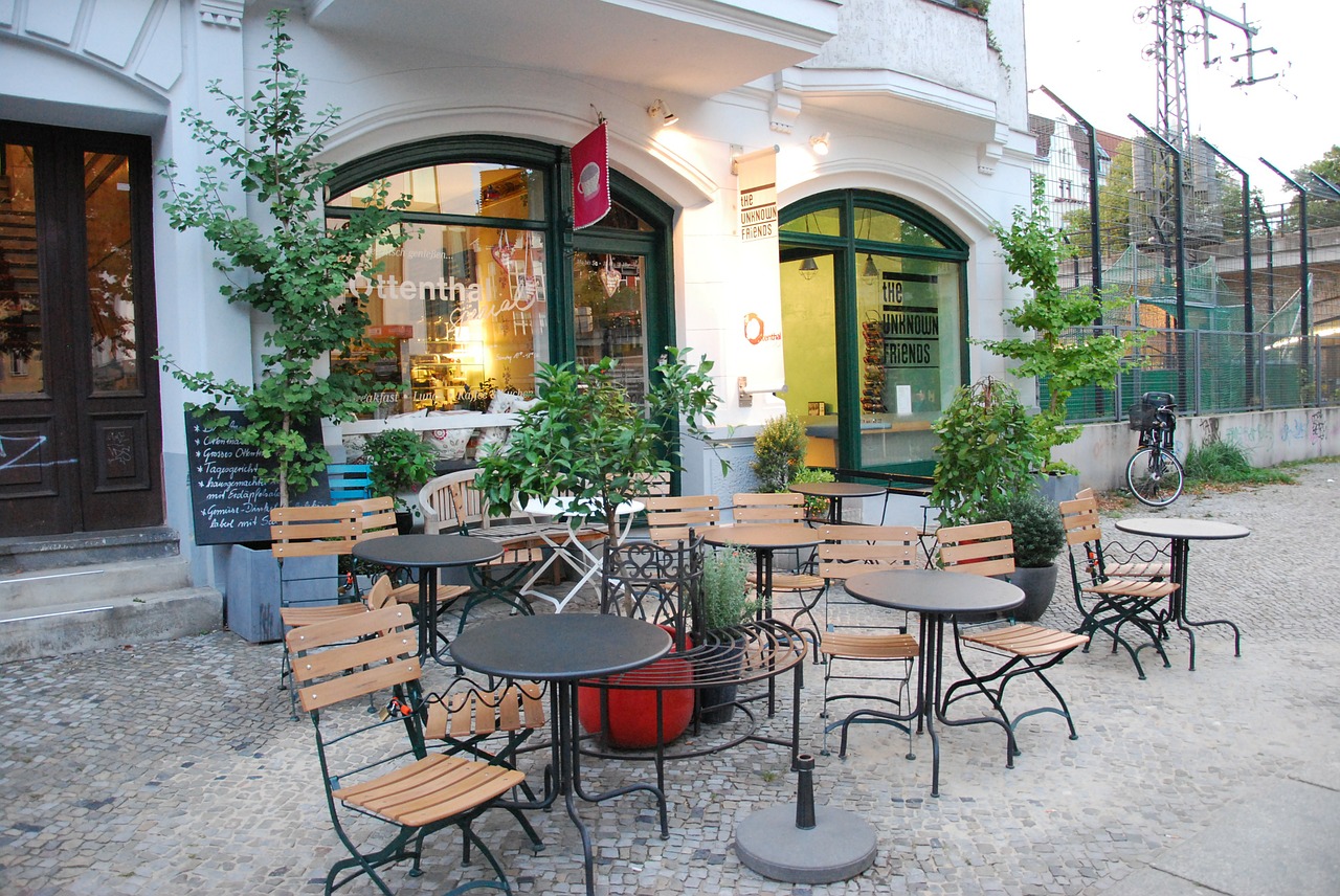 street cafe breakfast berlin free photo