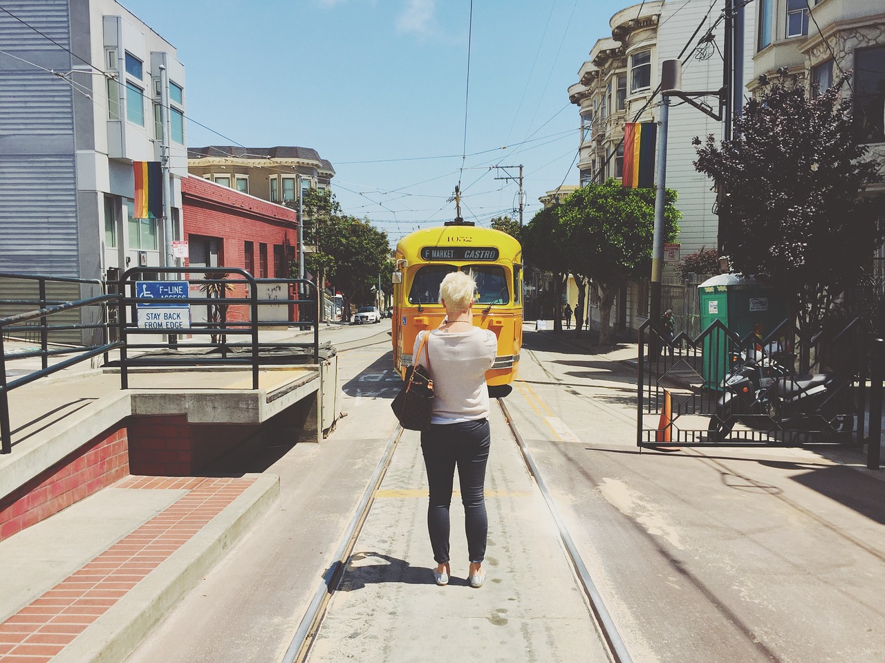 street car tram city free photo