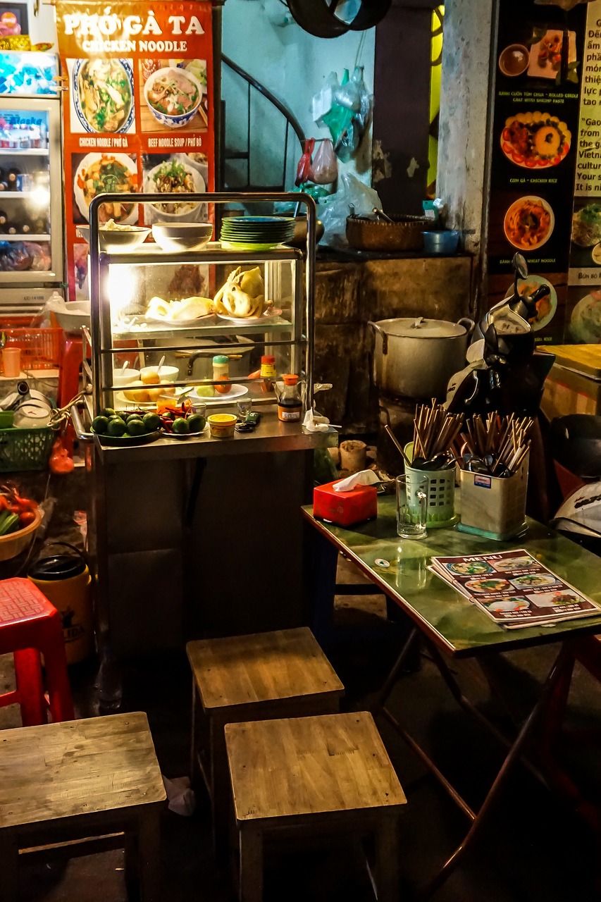 street food hanoi vietnam free photo