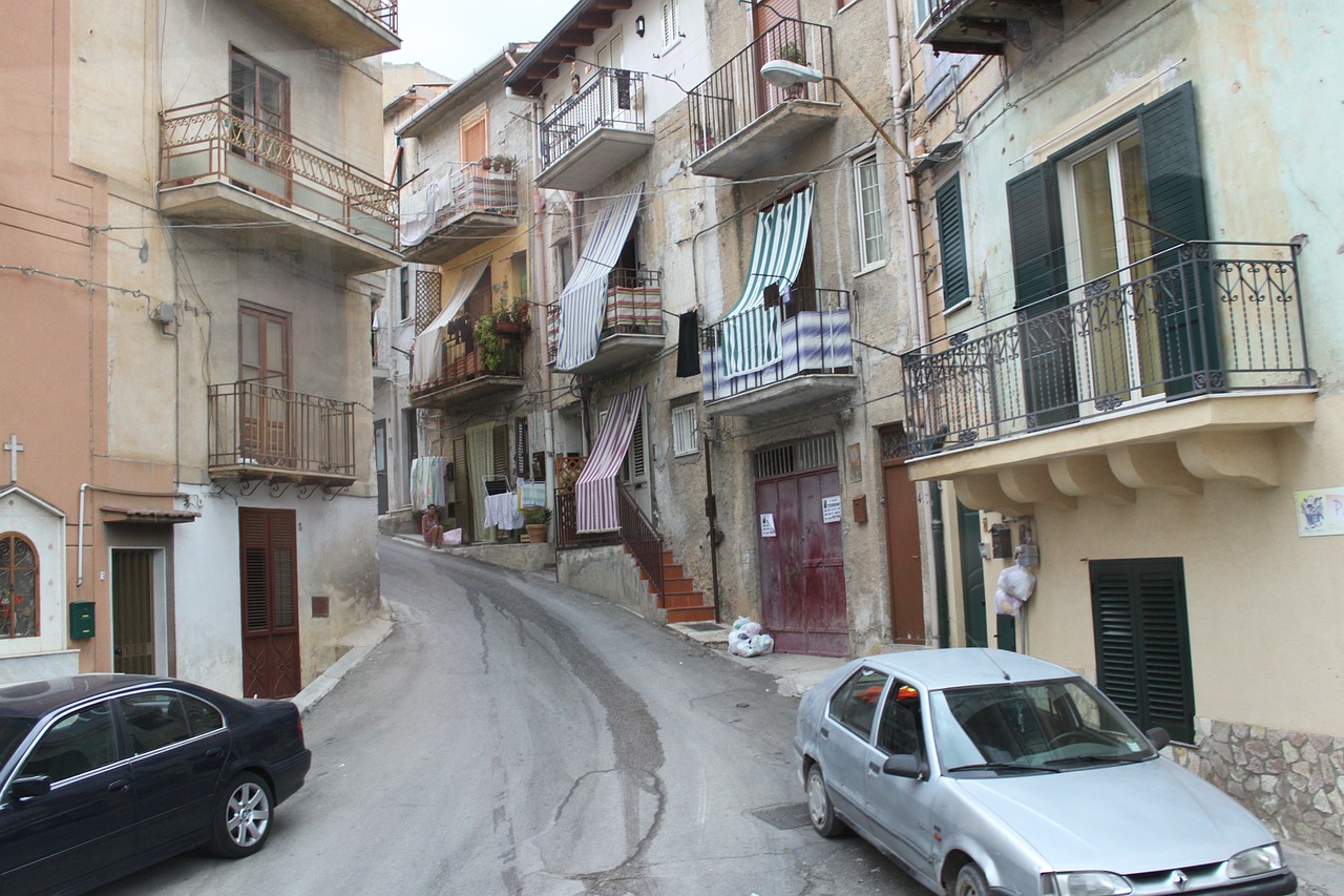 street in palermo city palermo free photo