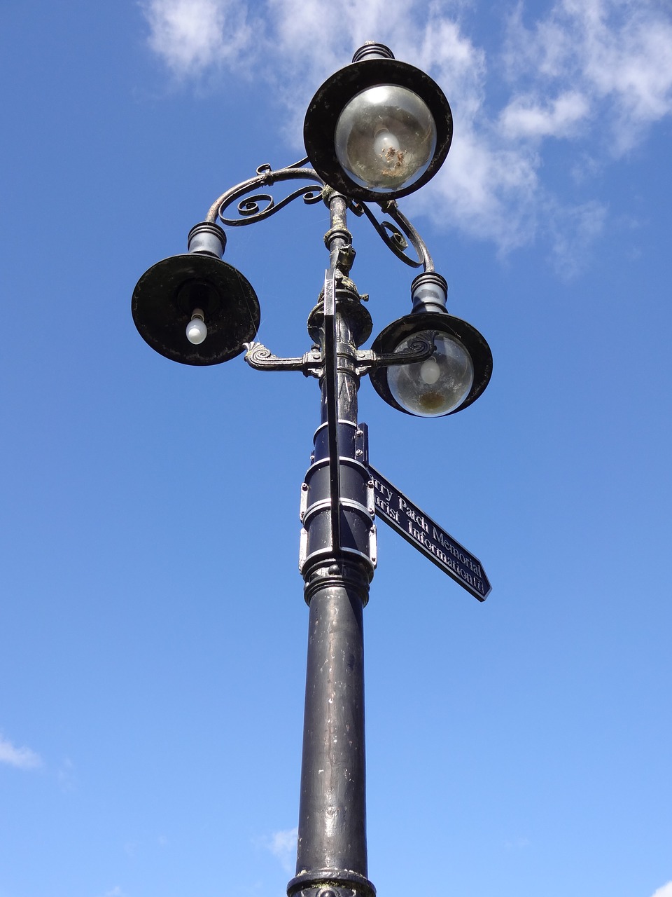 street lamp sky blue free photo