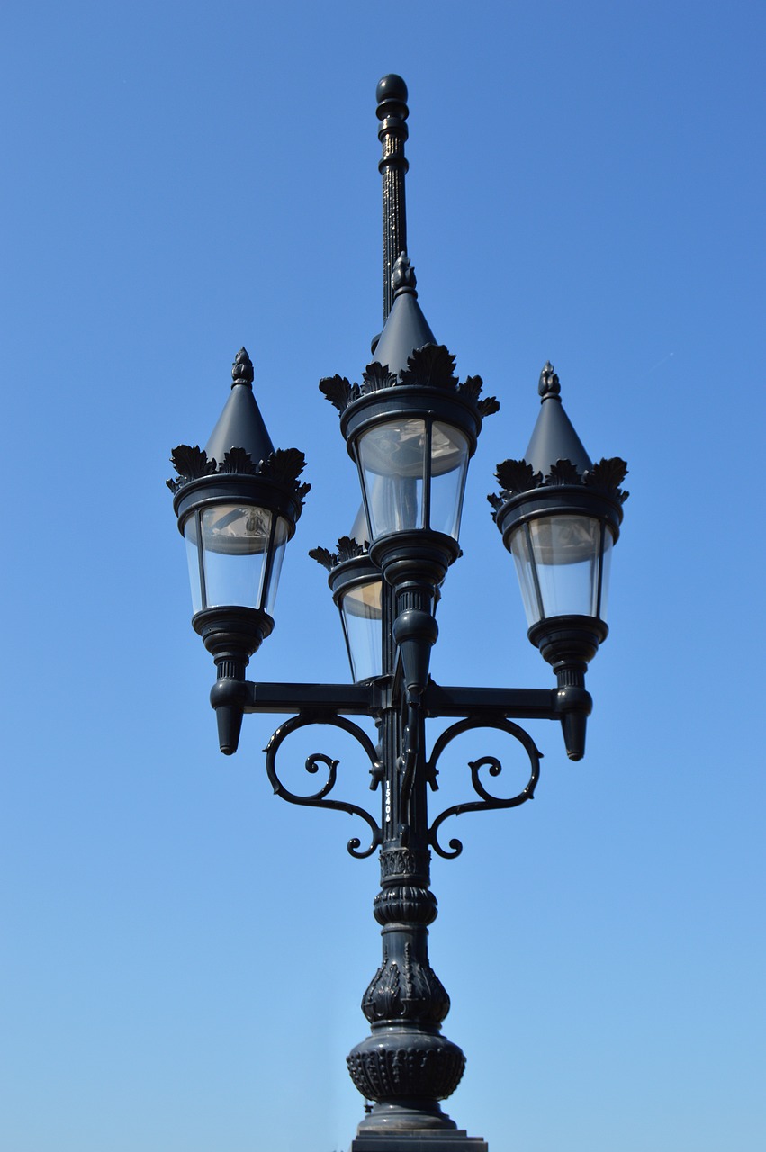 street lamp french light free photo