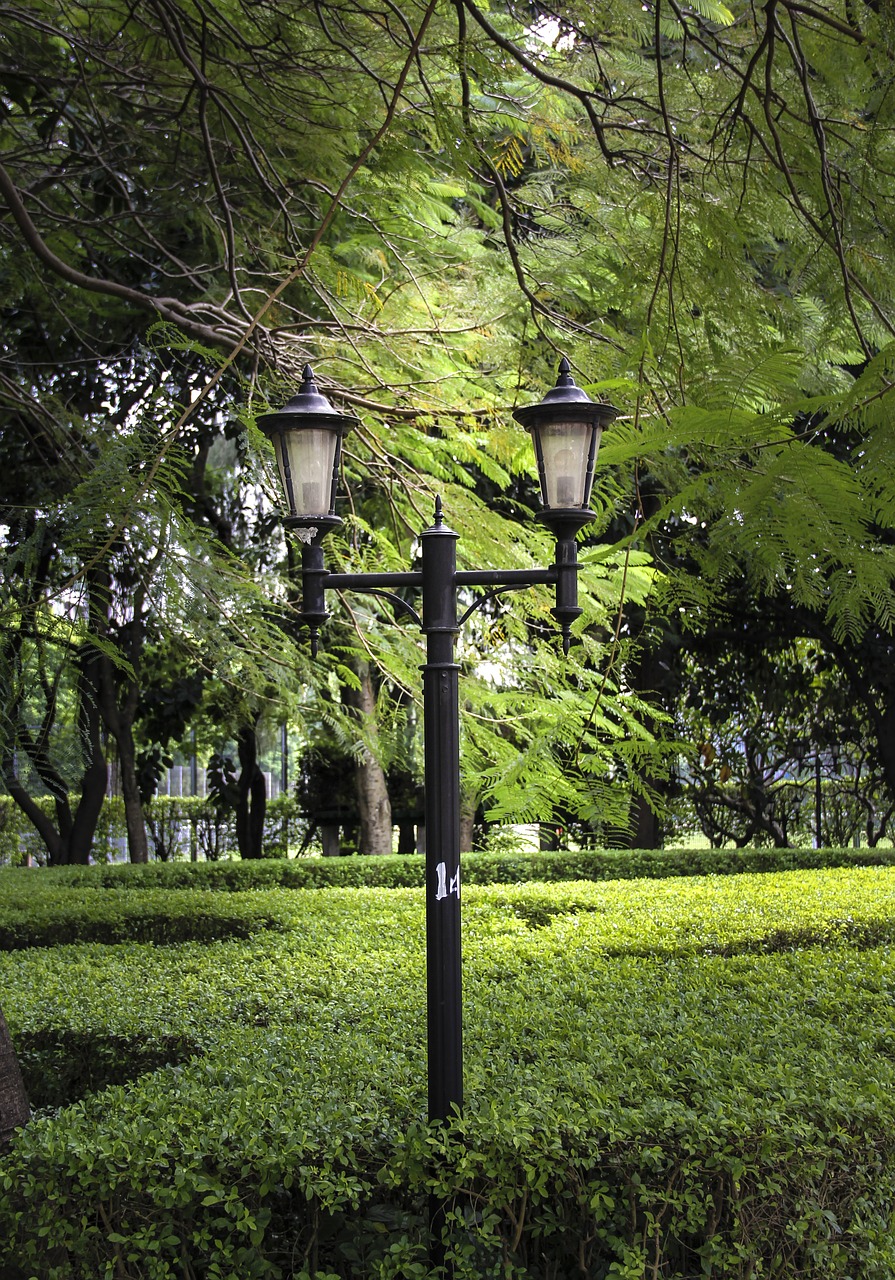 street lamp park lamp free photo