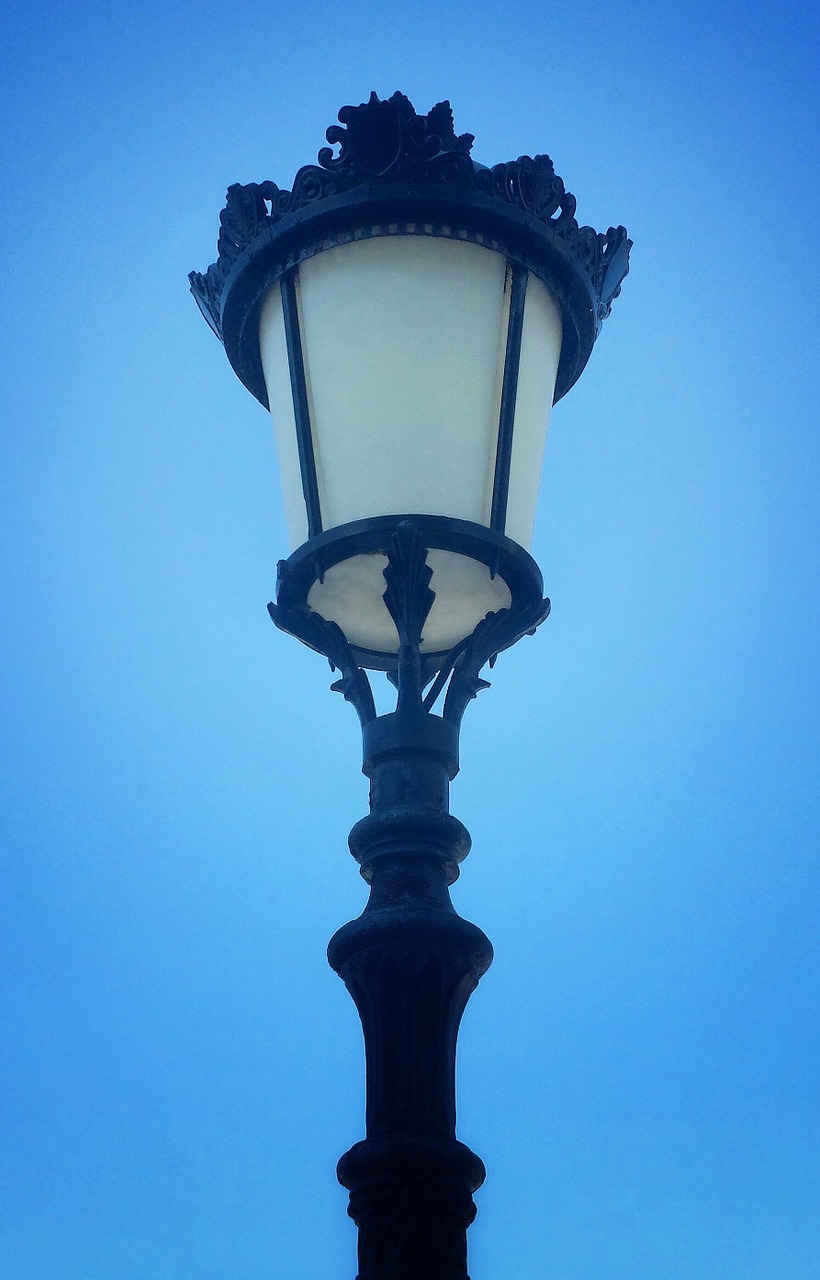 street lamp sky light free photo