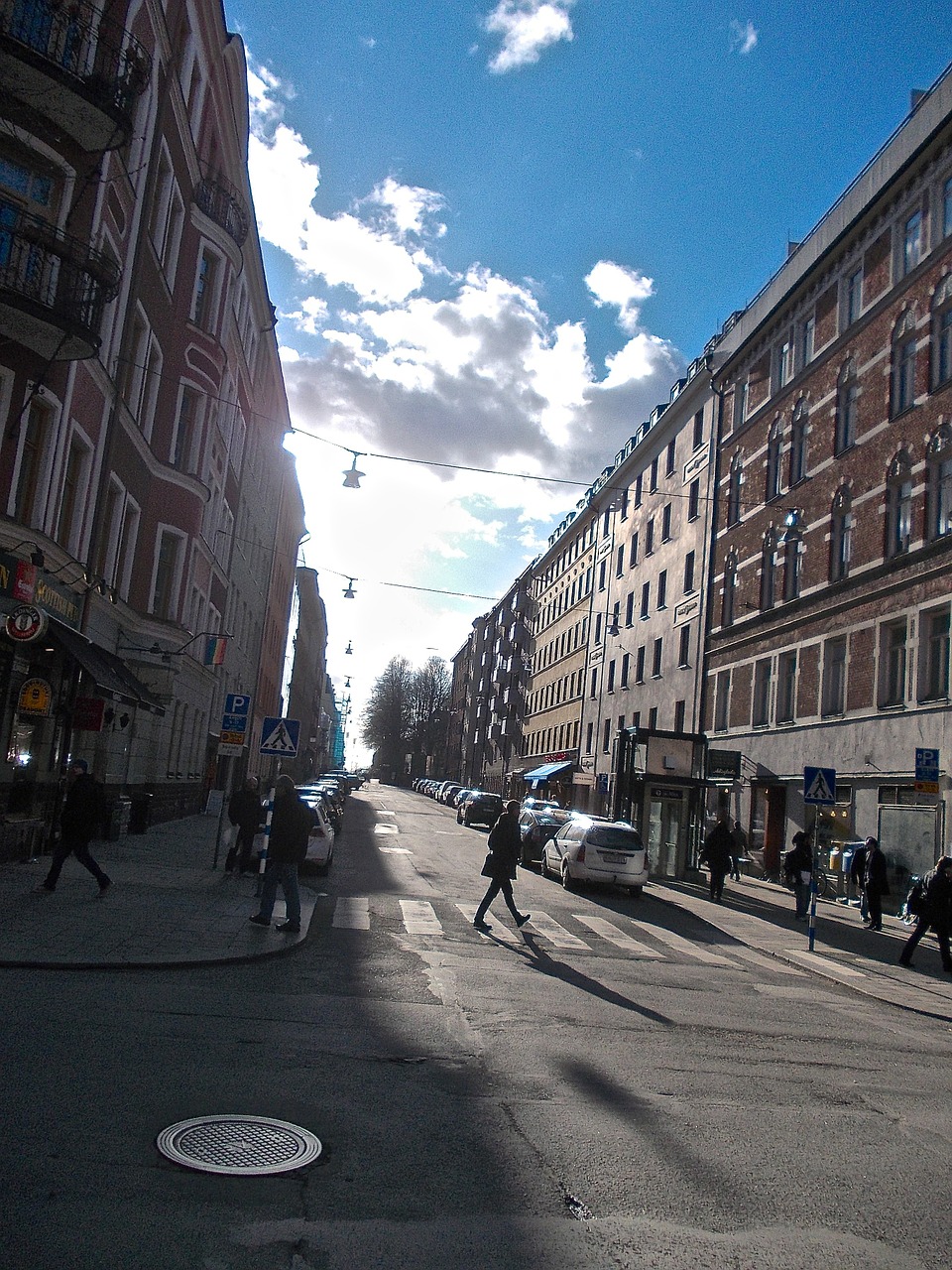 street life facade södermalm free photo