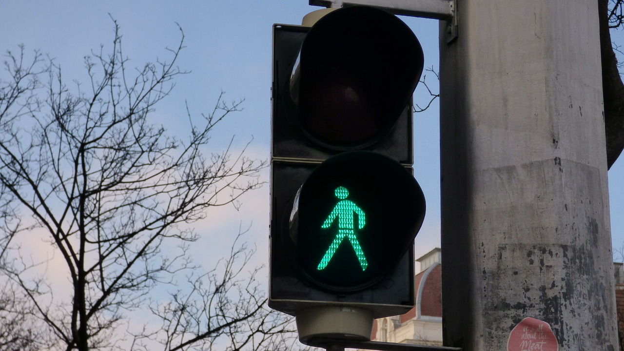 street light the green light signaling free photo